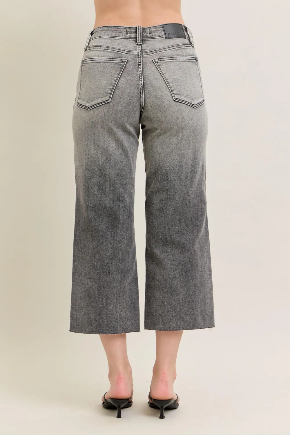 Full Size Wide Leg Capris Jeans Plus Size, image 4