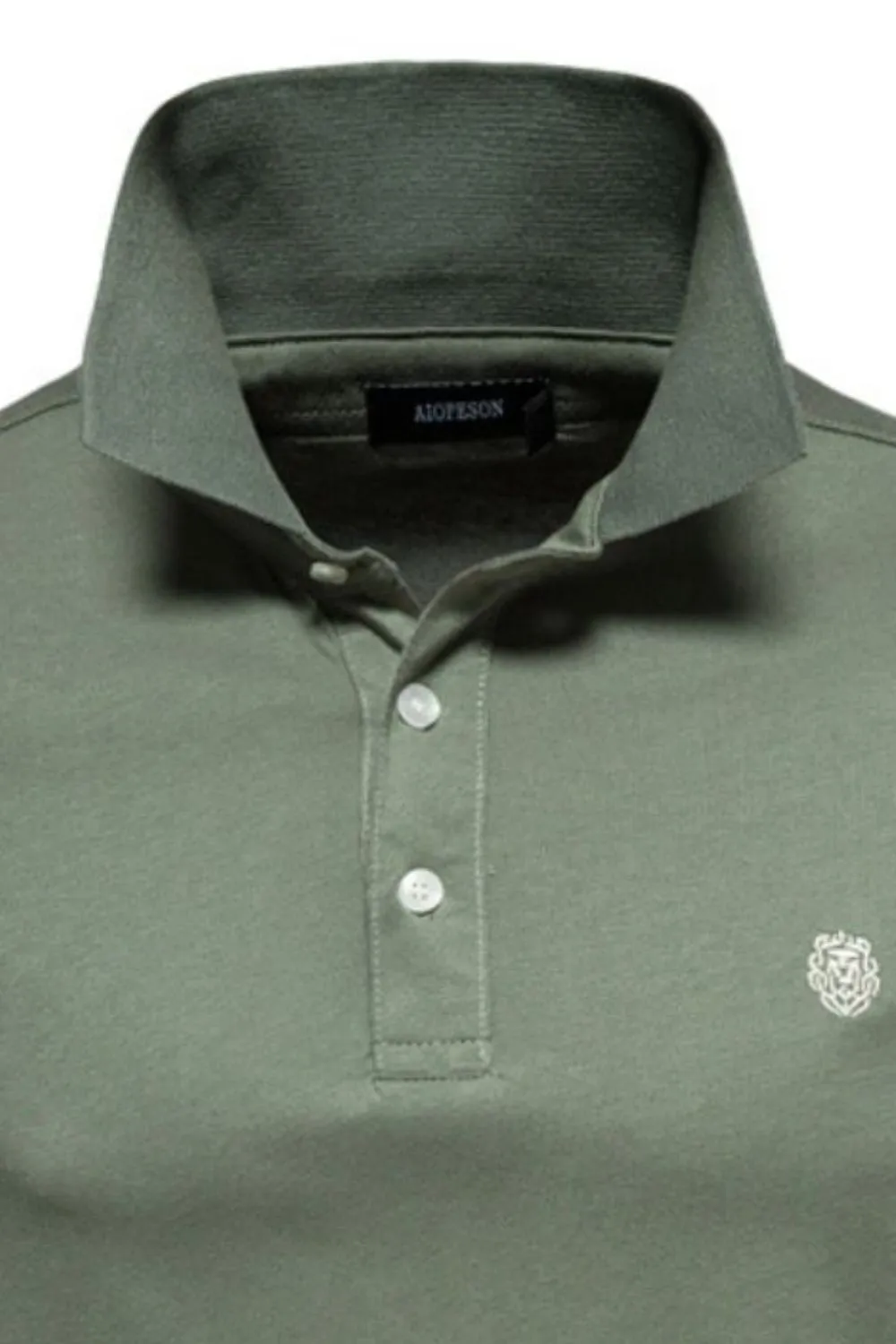 Men's Embroidered Collared Short Sleeve Polo, image 4