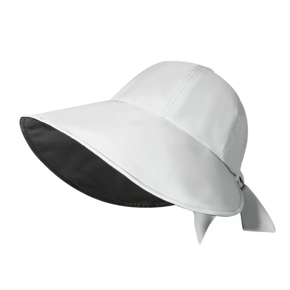 Wide Brim Sun Hat with Bowknot, image 4