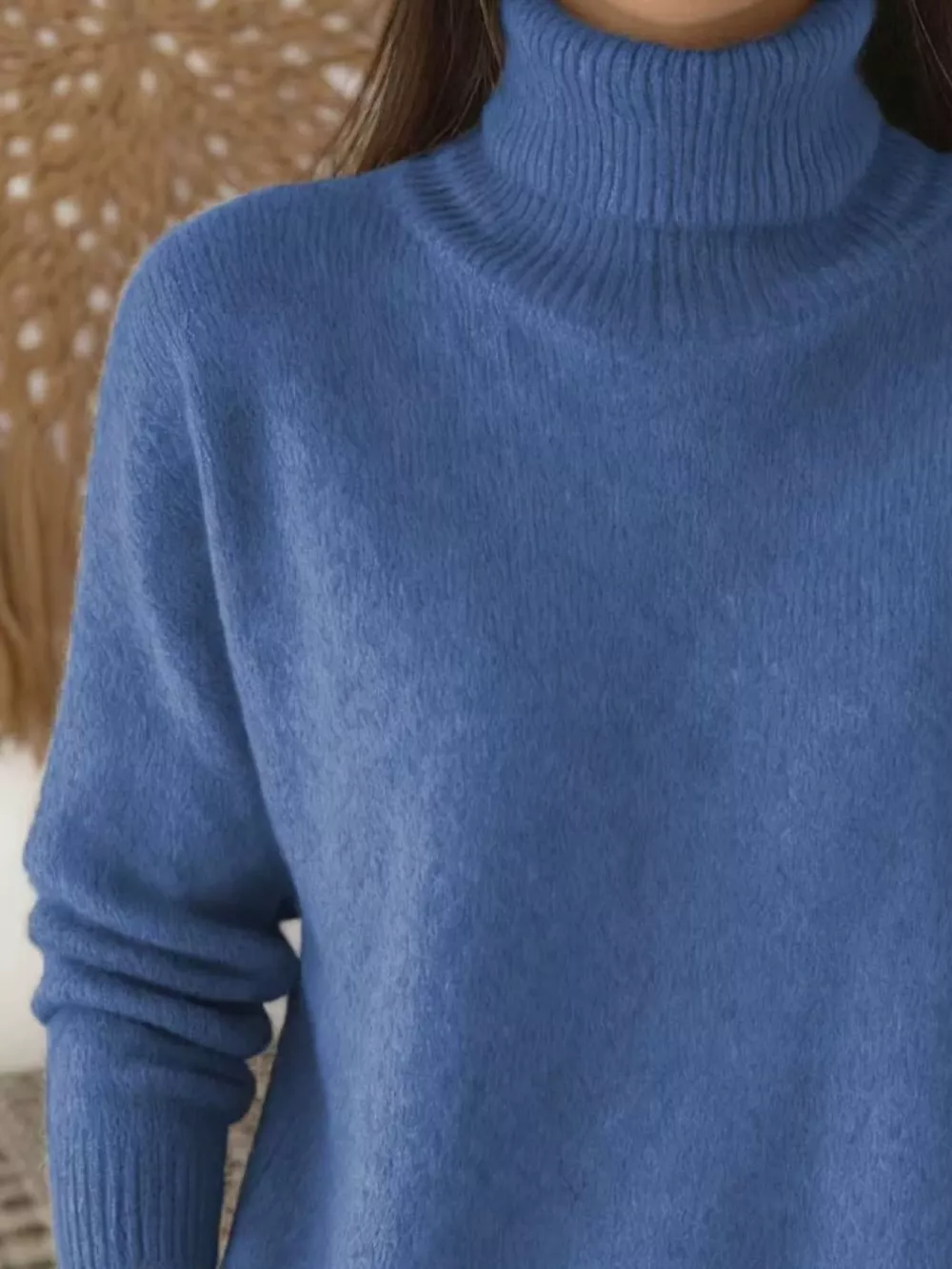 Turtleneck Long Sleeve Sweater, image 4