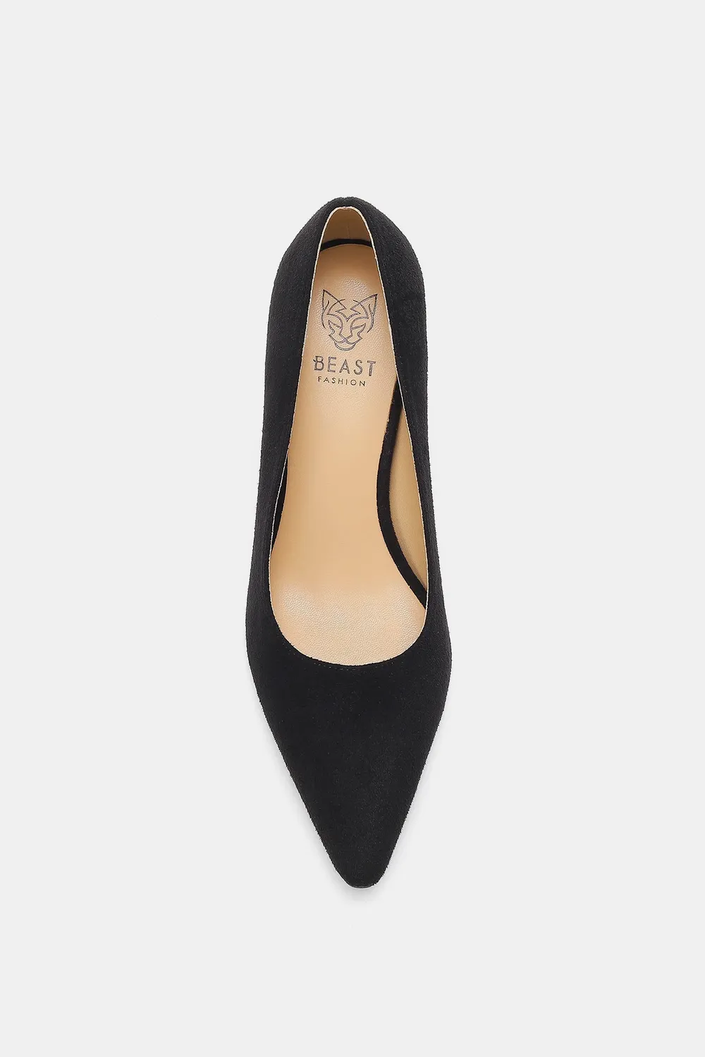 Faux Suede Point Toe Pumps, image 4