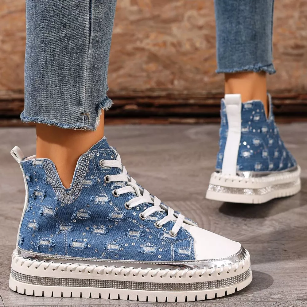 Lace Up Platform Sneaker, image 5