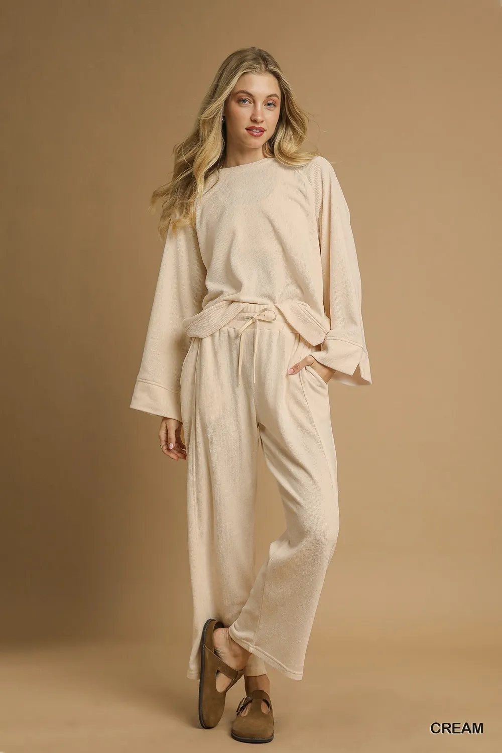Drawstring Wide Leg Pants, image 6