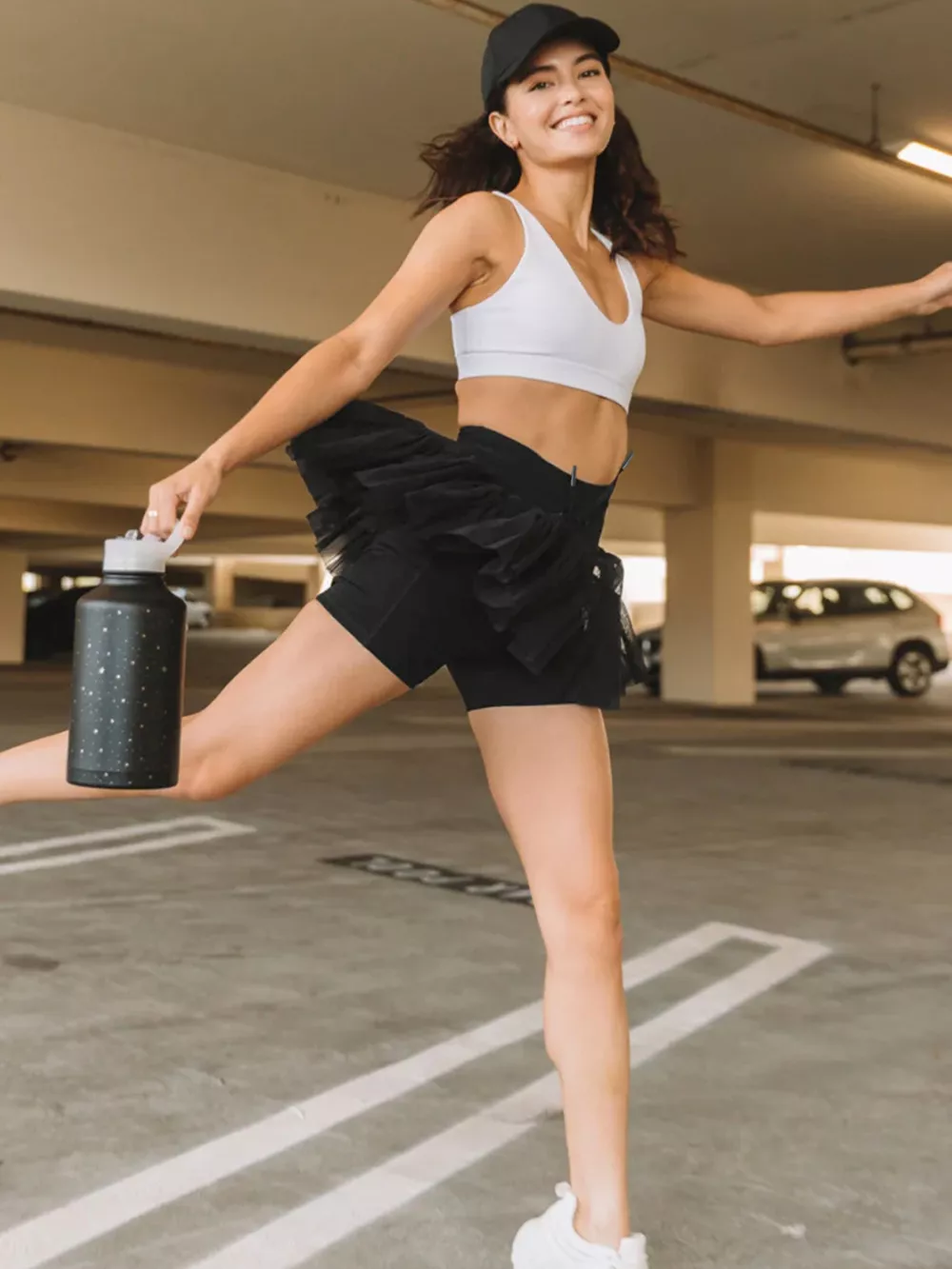 Tiered Skort with Drawstring, image 7
