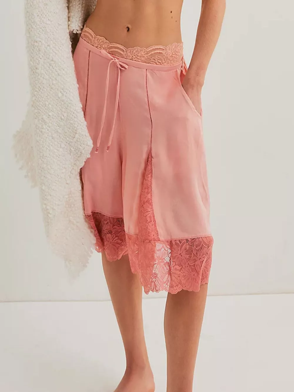 Lace Trimmed Shorts, image 2