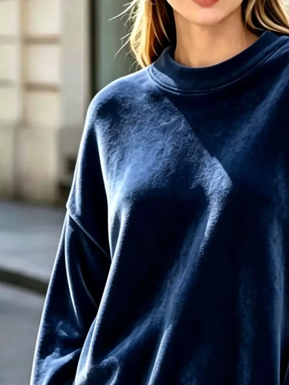 Full Size Oversized Dropped Shoulder Sweatshirt Plus Size, image 17