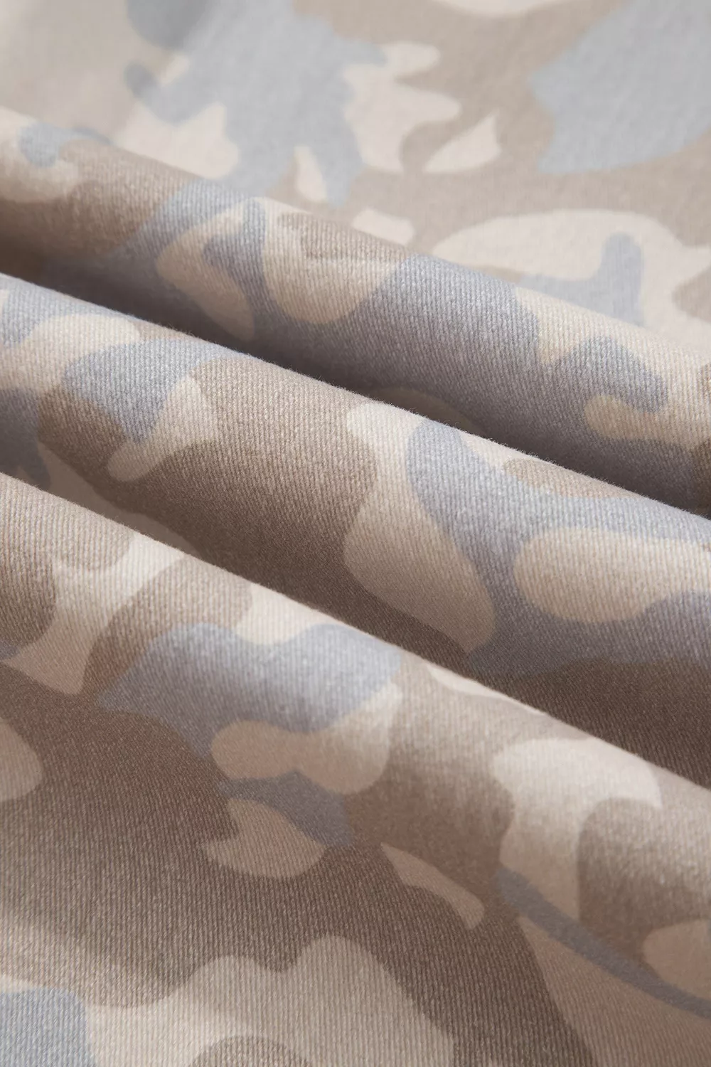 Camouflage Print Pocket Ankle-Length Barrel Jeans, image 17