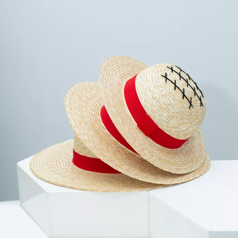 Classic Straw Sun Hat with Ribbon, image 2
