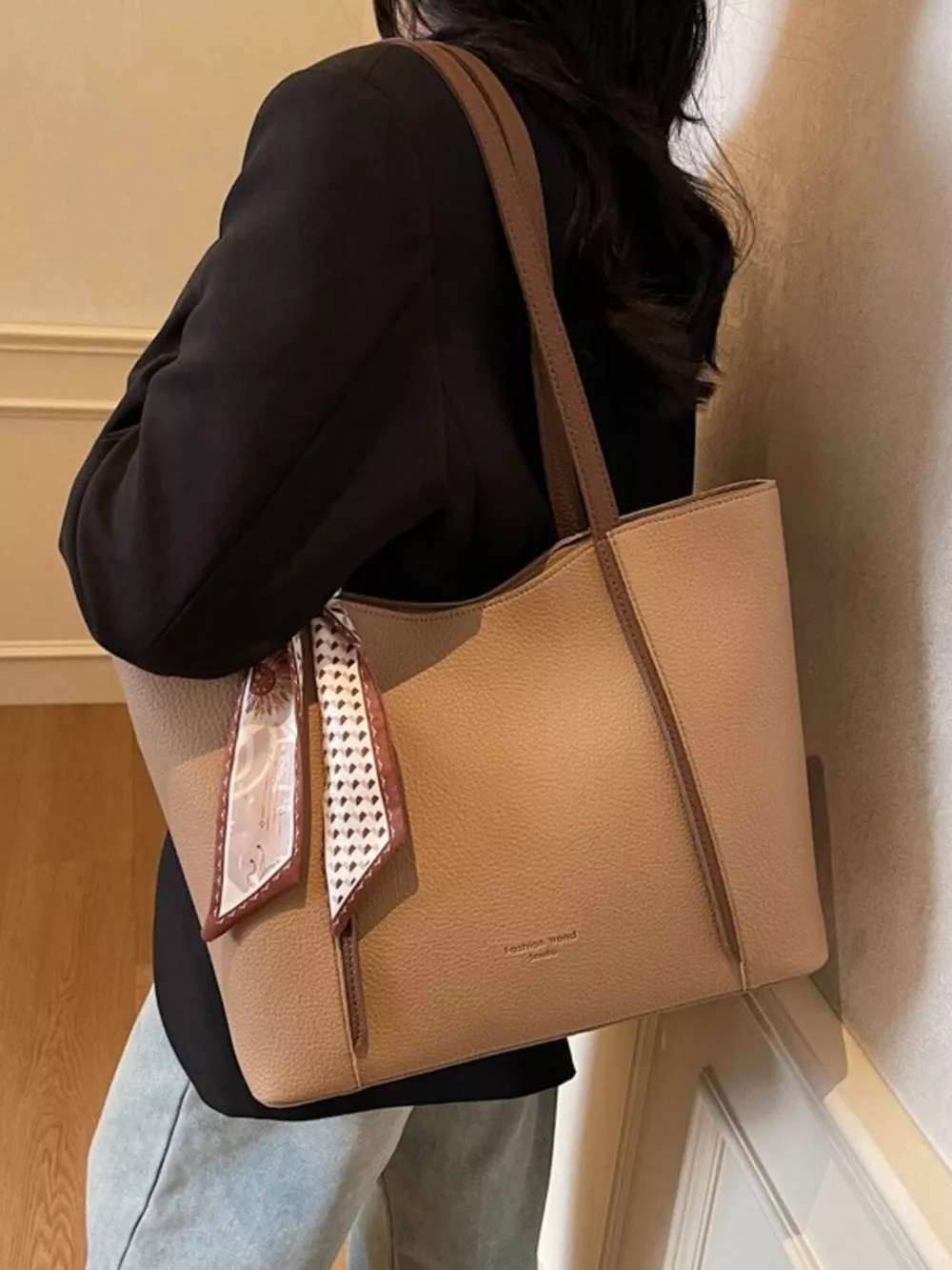 PU Leather Tote Bag, image 6
