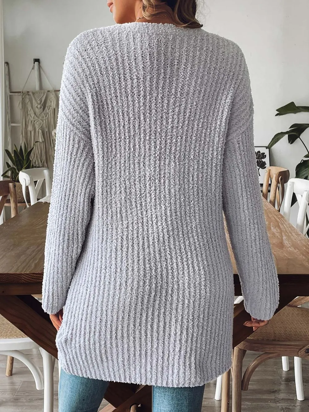 Open Front Long Sleeve Cardigan, image 4