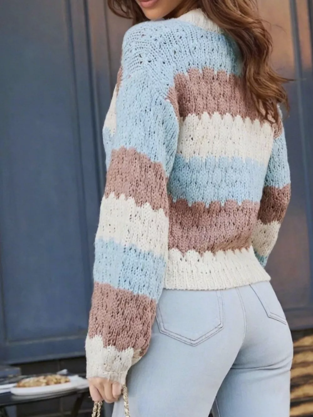 Color Block Button Up Cardigan, image 4