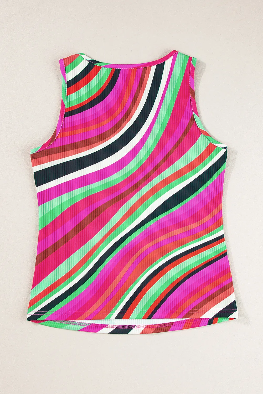 Color Block Round Neck Tank, image 5