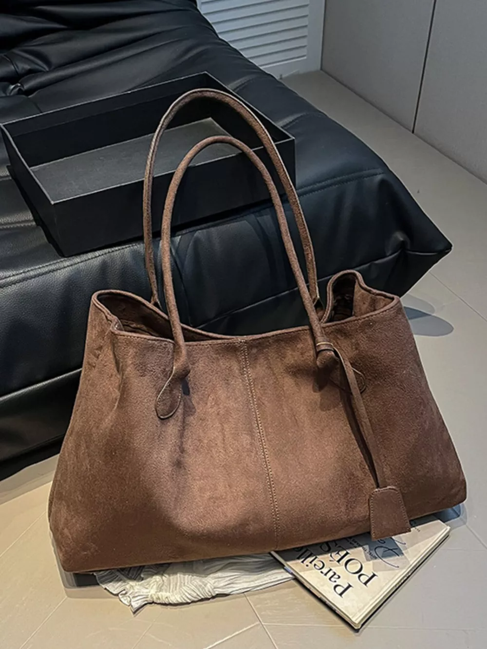 Solid Color Tote Bag, image 4