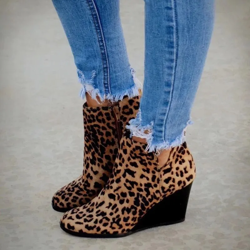 High Heel Ankle Boots with Side Zip, image 2