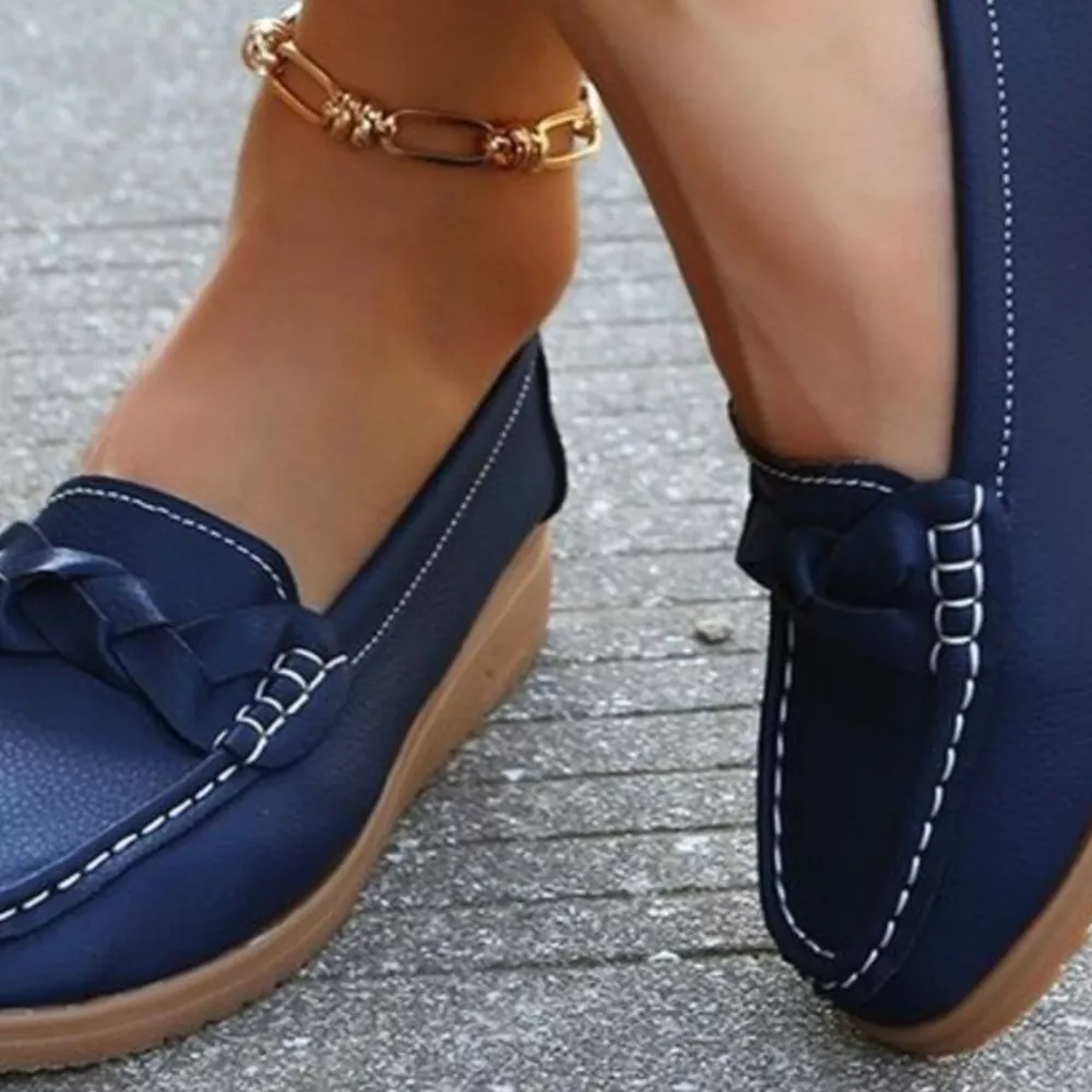 Round Toe Flats Slip-Ons, image 8