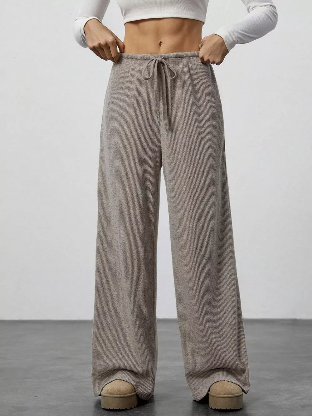 Relaxed Fit Drawstring Pants, image 6