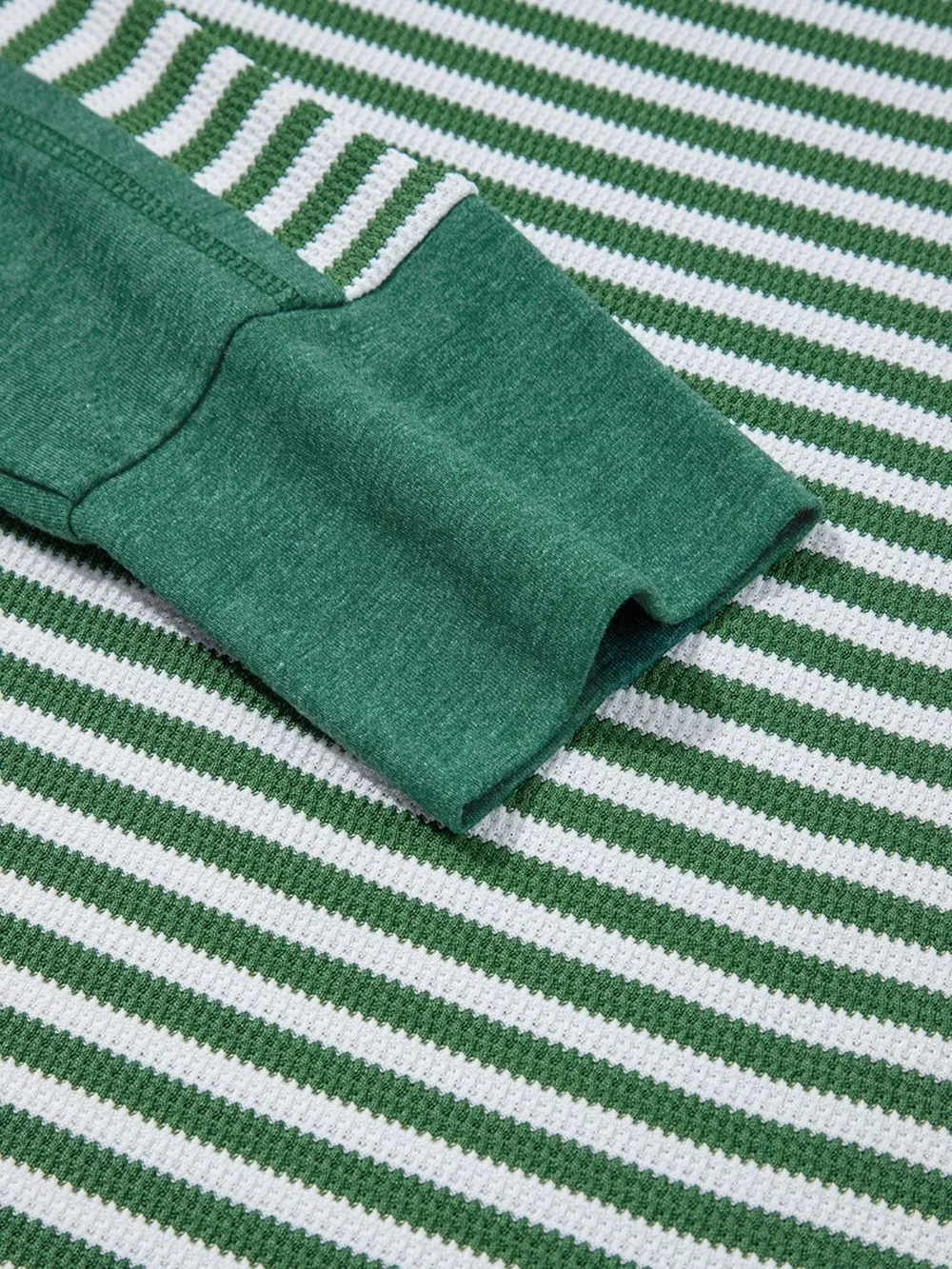 Striped Round Neck Long Sleeve Sweatshirt, image 3