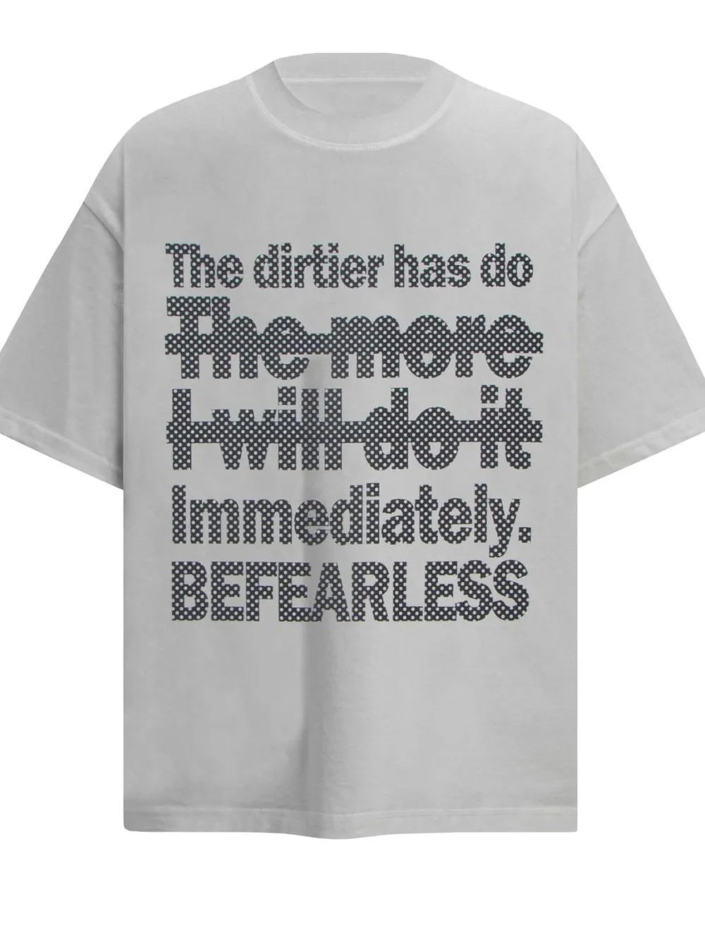 Men's Round Neck Letter Graphic Oversized T-Shirt, image 2