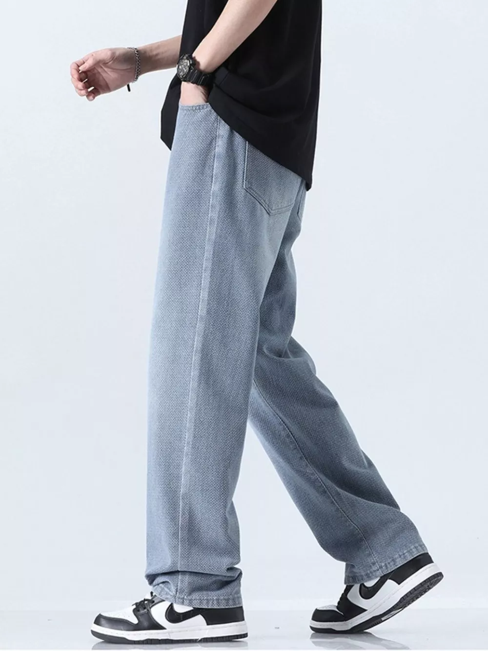 Men's Relaxed Fit Straight Leg Jeans, image 6