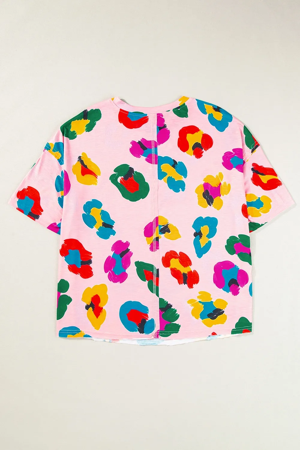 Printed Round Neck Half Sleeve Top, image 4