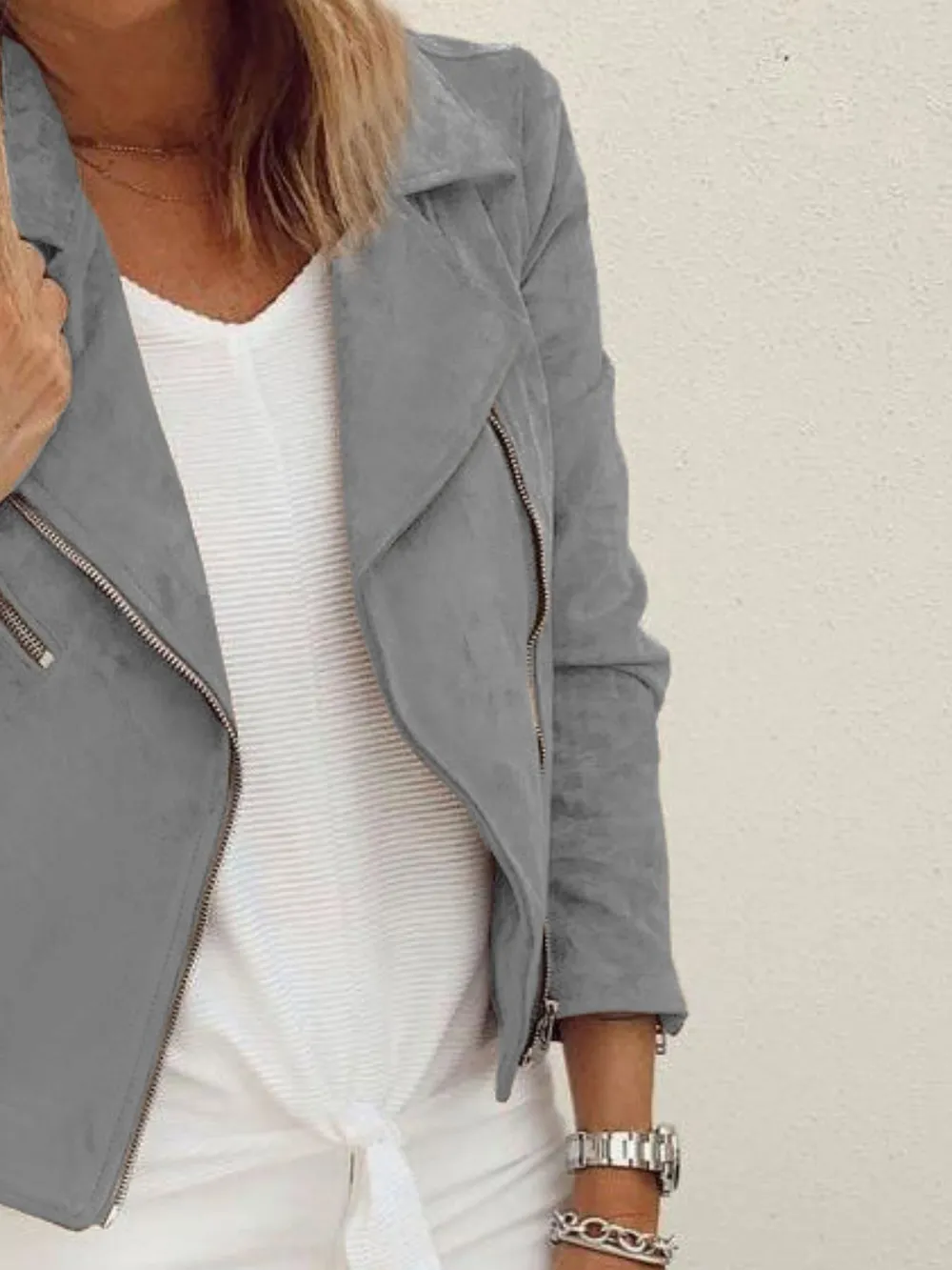 Zip Up Long Sleeve Jacket, image 9