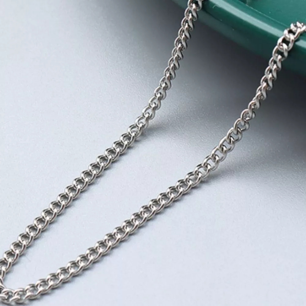 Titanium Steel Chain Necklace, image 4