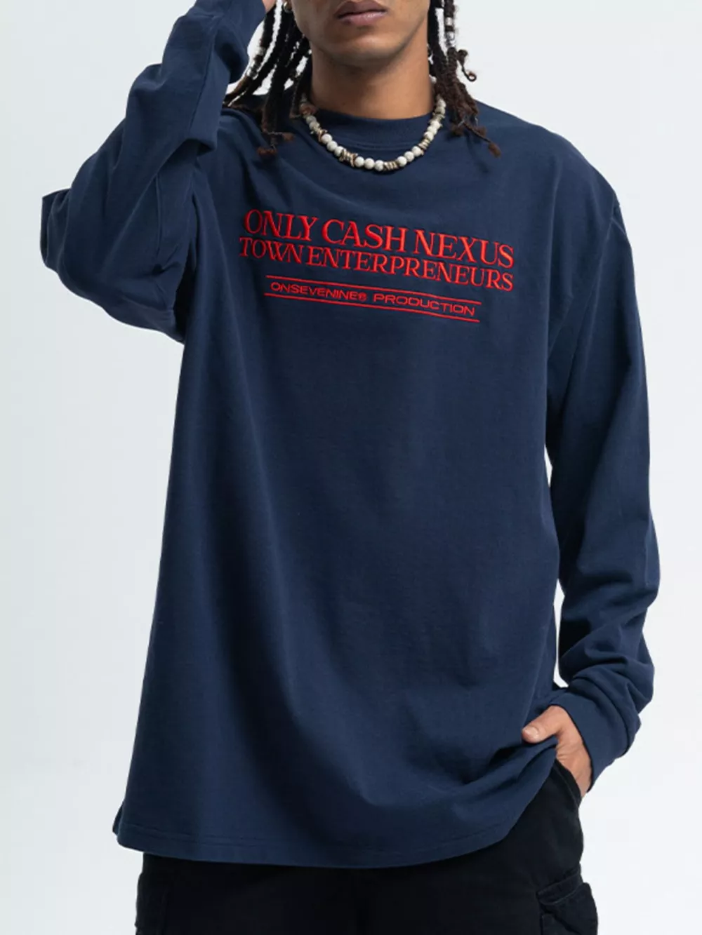 Men's Letter Long Sleeve T-Shirt, image 2