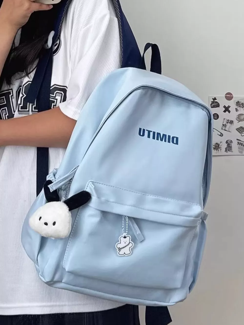Lightweight Nylon Backpack Bag