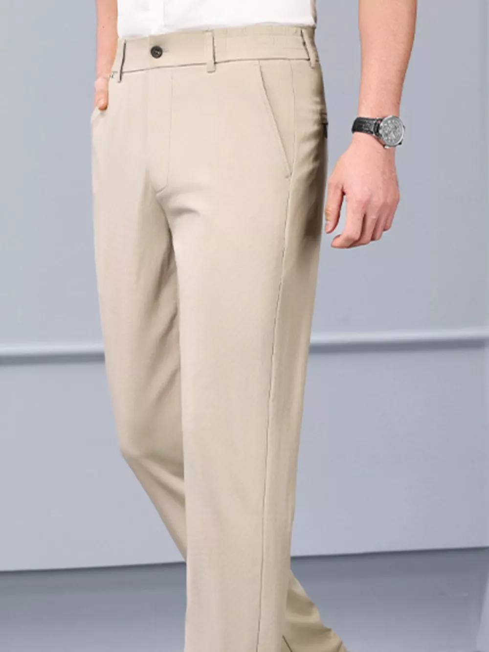 Men's Plus Size Classic Fit Dress Pants, image 3