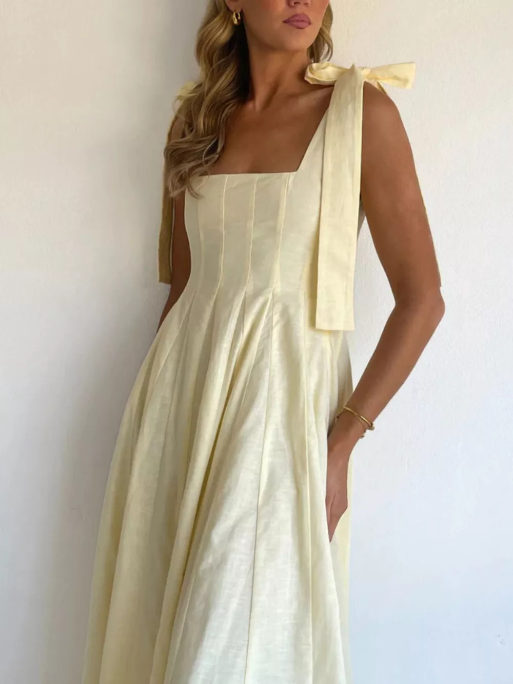 Gradient Tie Shoulder Maxi Dress, image 3