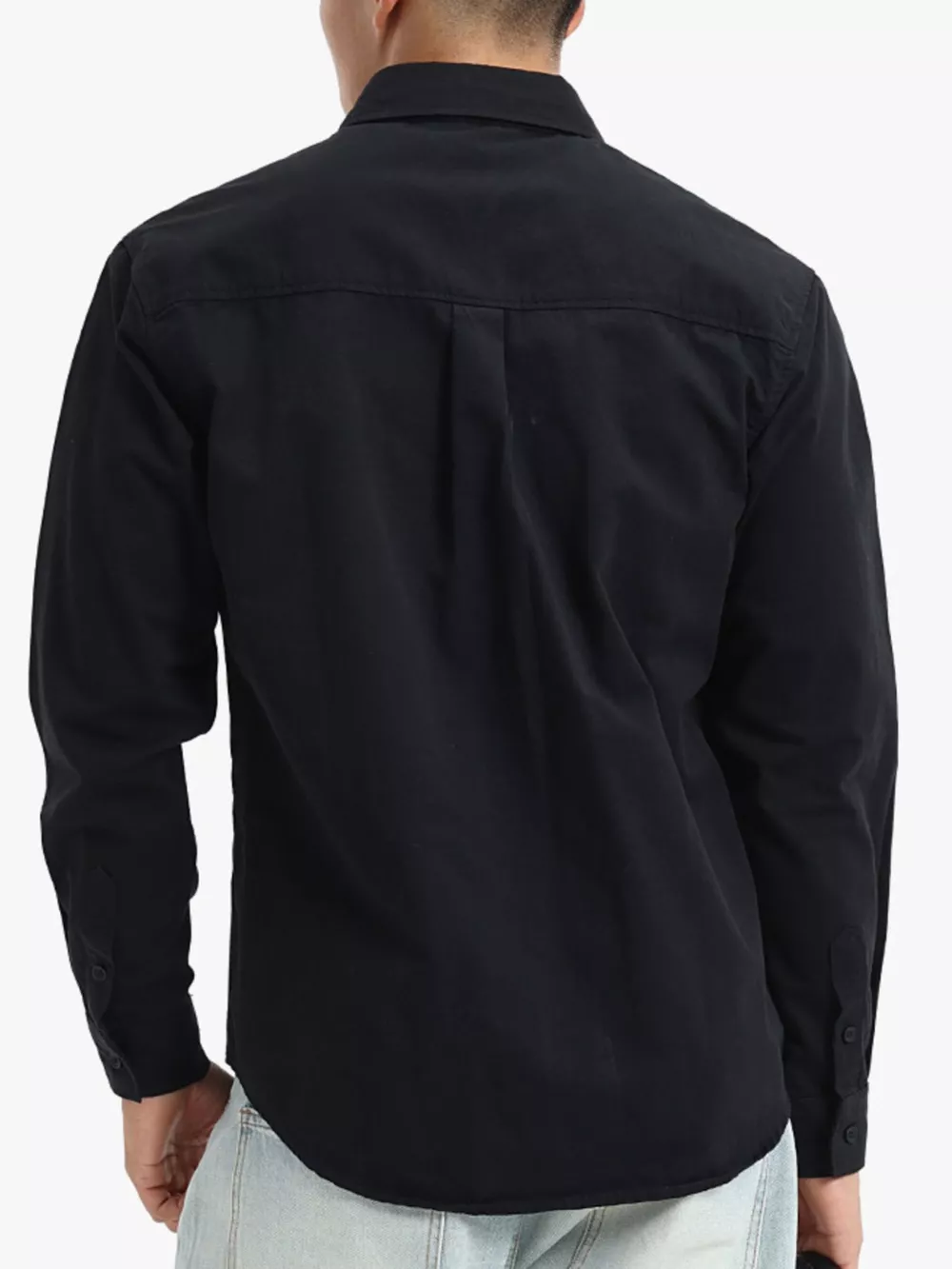 Men's Plus Size Long Sleeve Button-Down Shirt, image 7