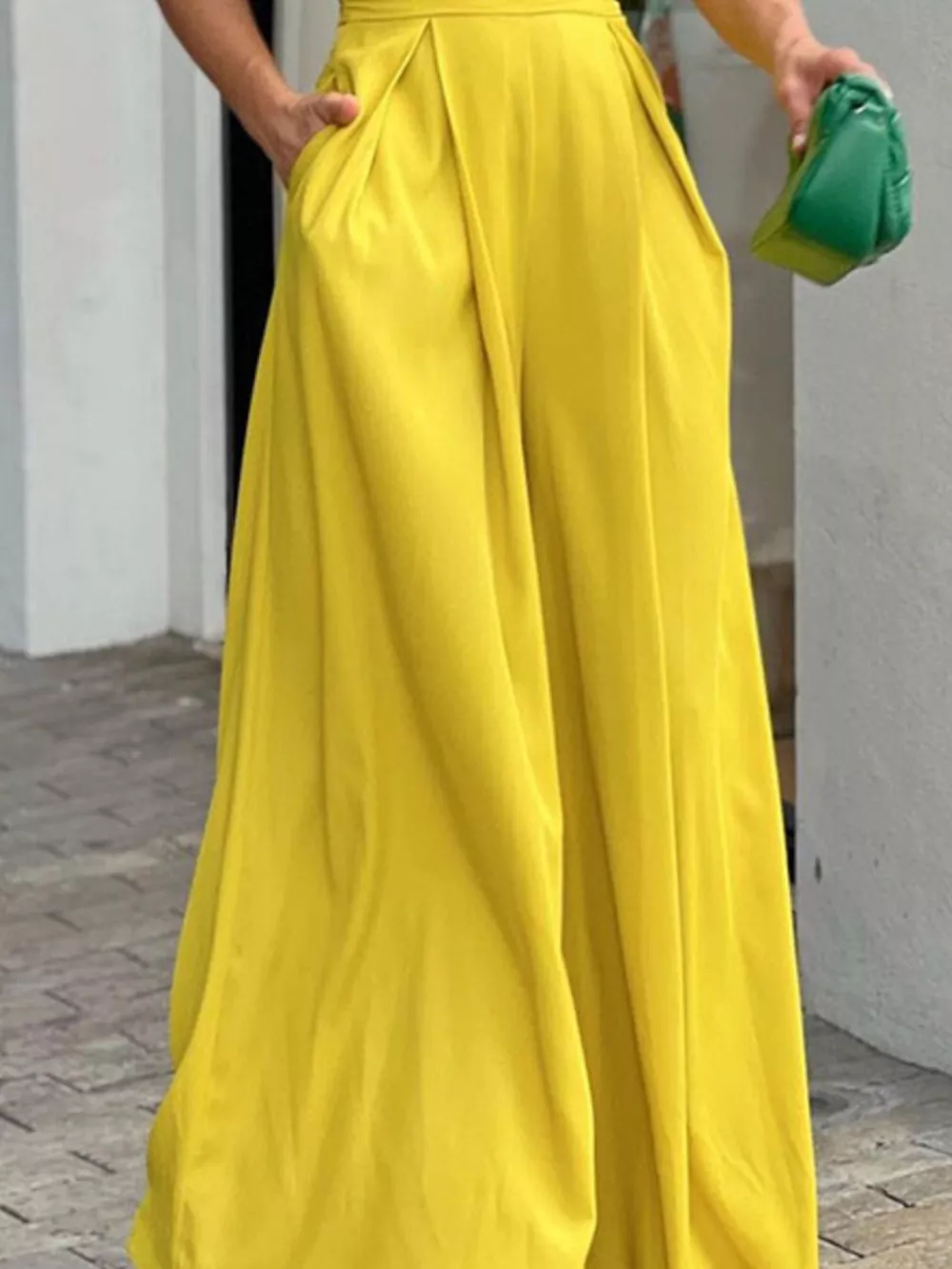 Puff Sleeve Wide Leg Jumpsuit, image 12