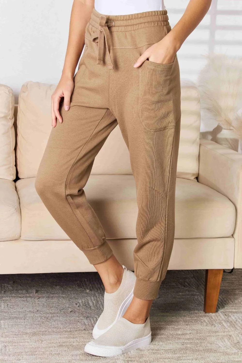 High Rise Relaxed Joggers, image 3