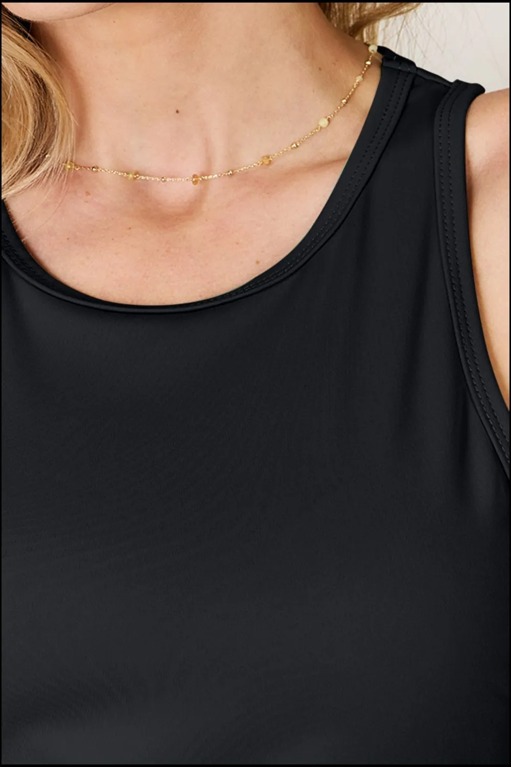 Full Size Round Neck Racerback Tank, image 6