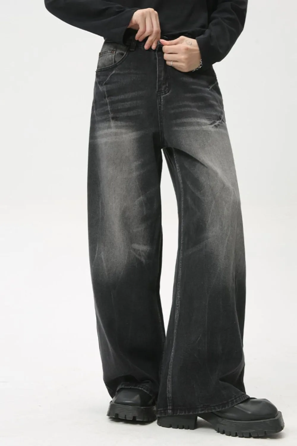Men's Cat's Whisker Wide Leg Jeans, image 4