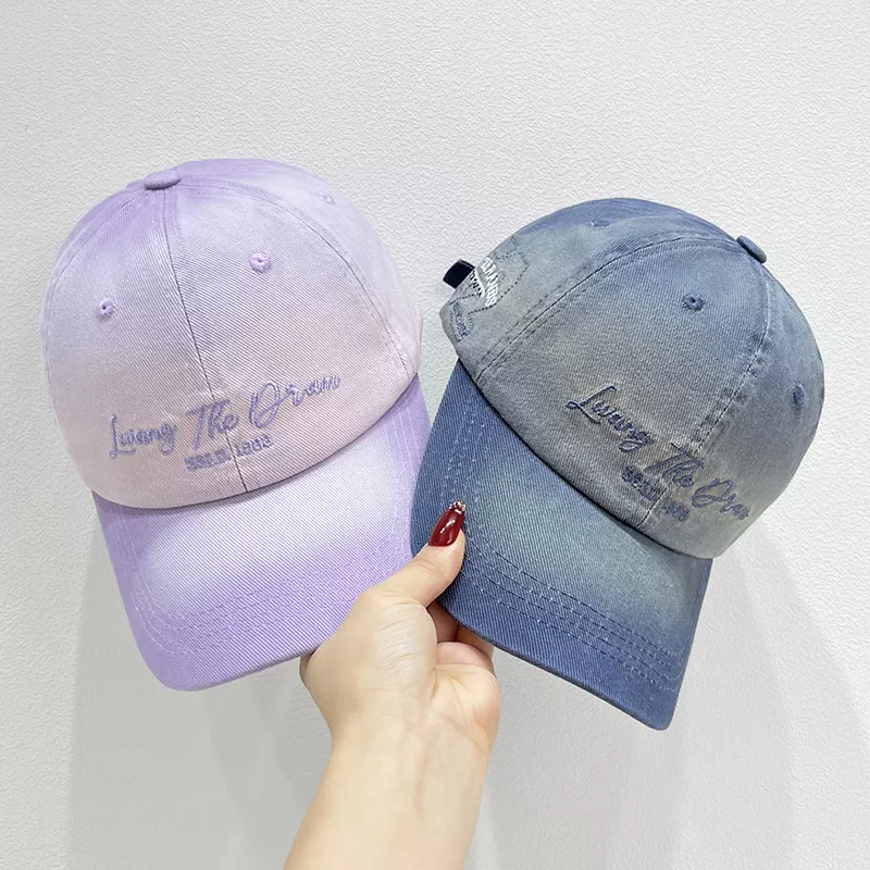 Gradient Color Embroidered Baseball Cap, image 5