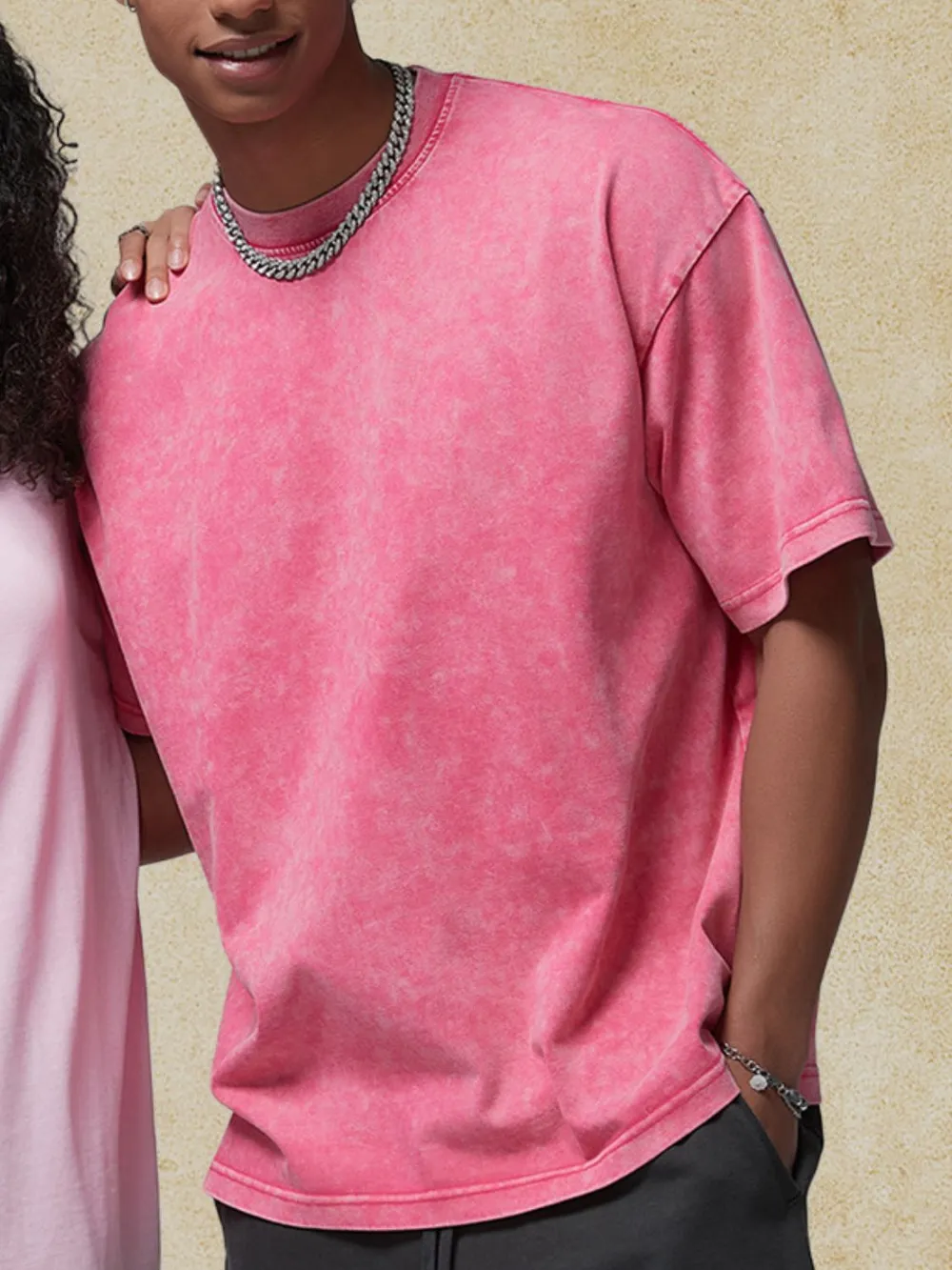 Men's Round Neck Half Sleeve T-Shirt, image 2