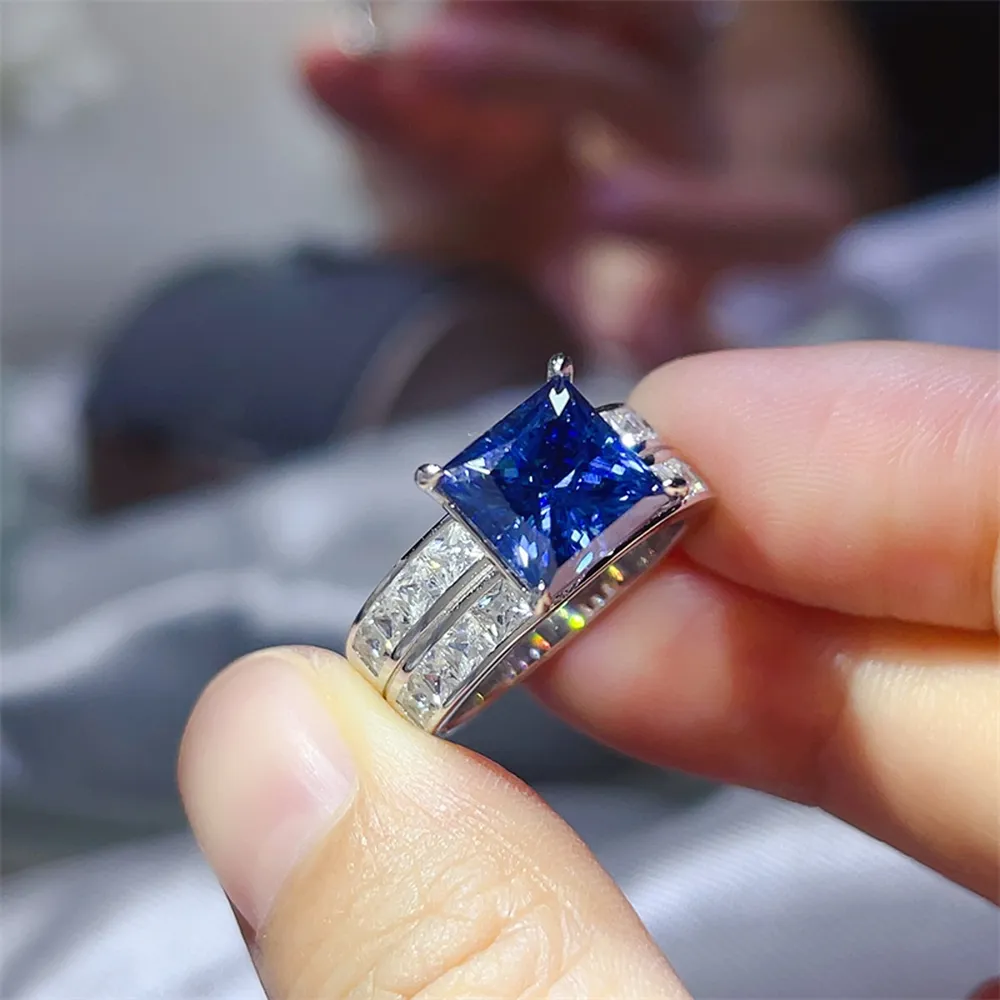 3 Carat Moissanite 925 Sterling Silver Ring, image 6