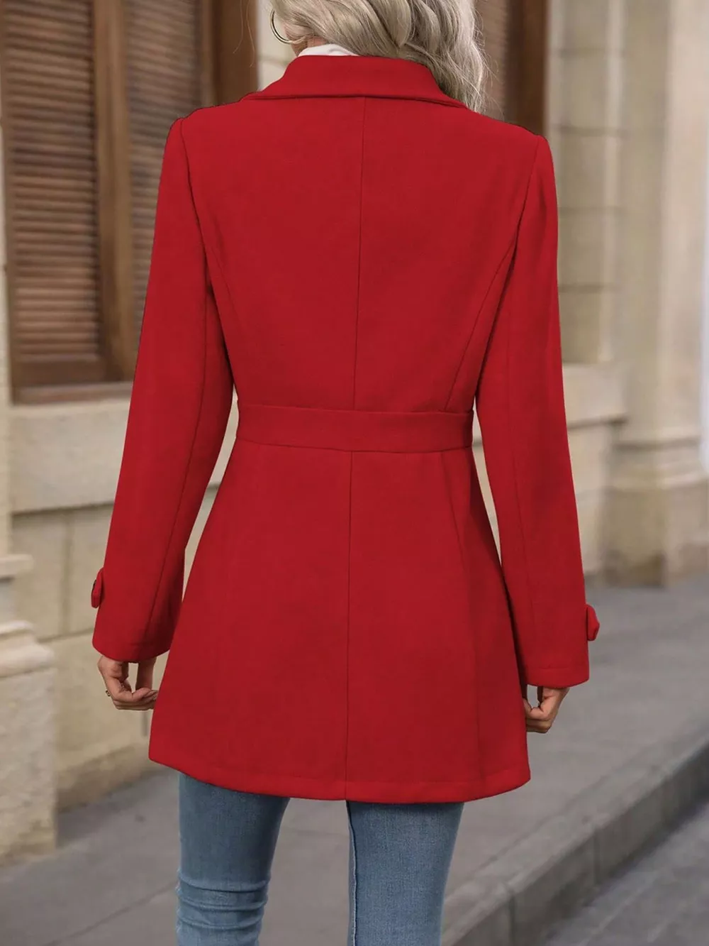 Button Up Long Sleeve Coat, image 21