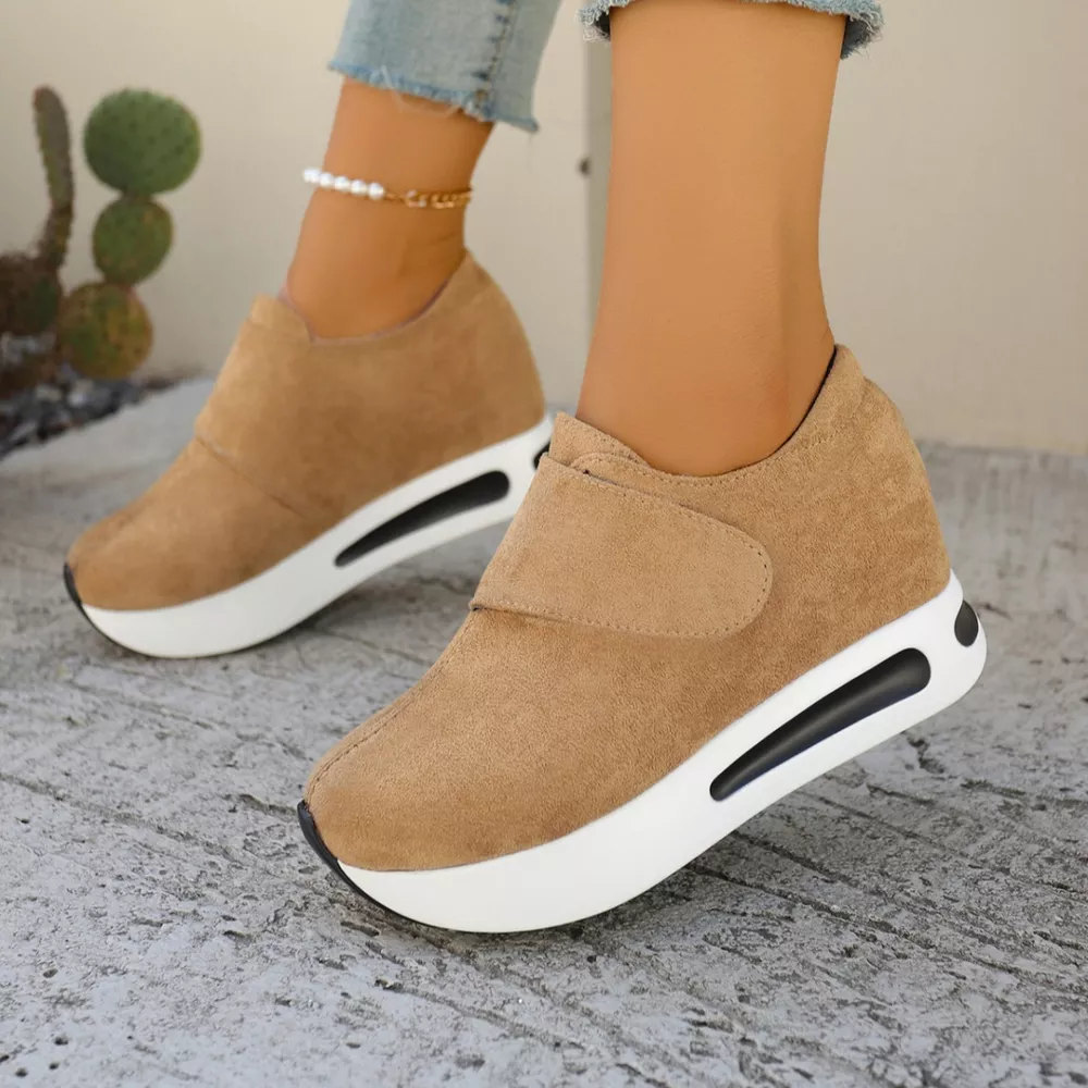 Round Toe Platform Sneakers, image 7