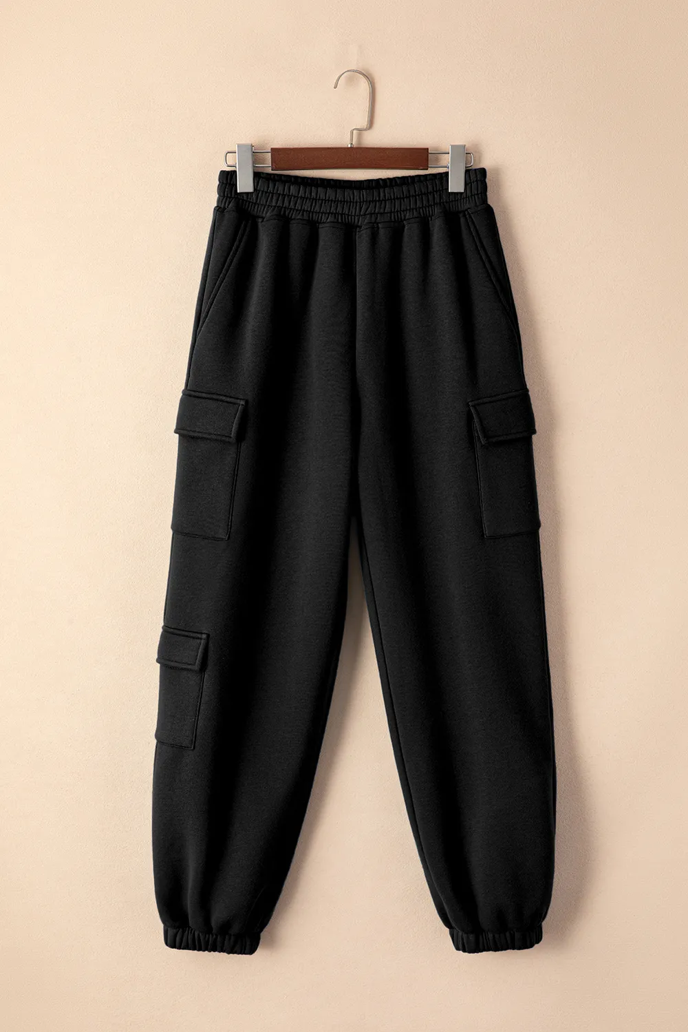 Pocketed Elastic Waist Active Joggers, image 3