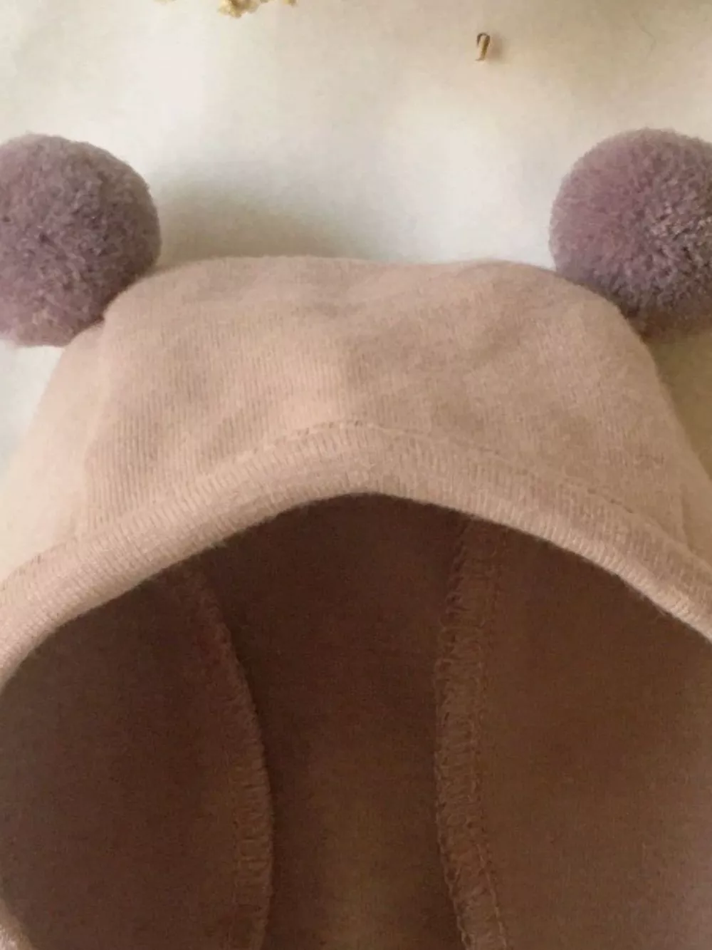 Children's Bear Pom-Pom Hat, image 5