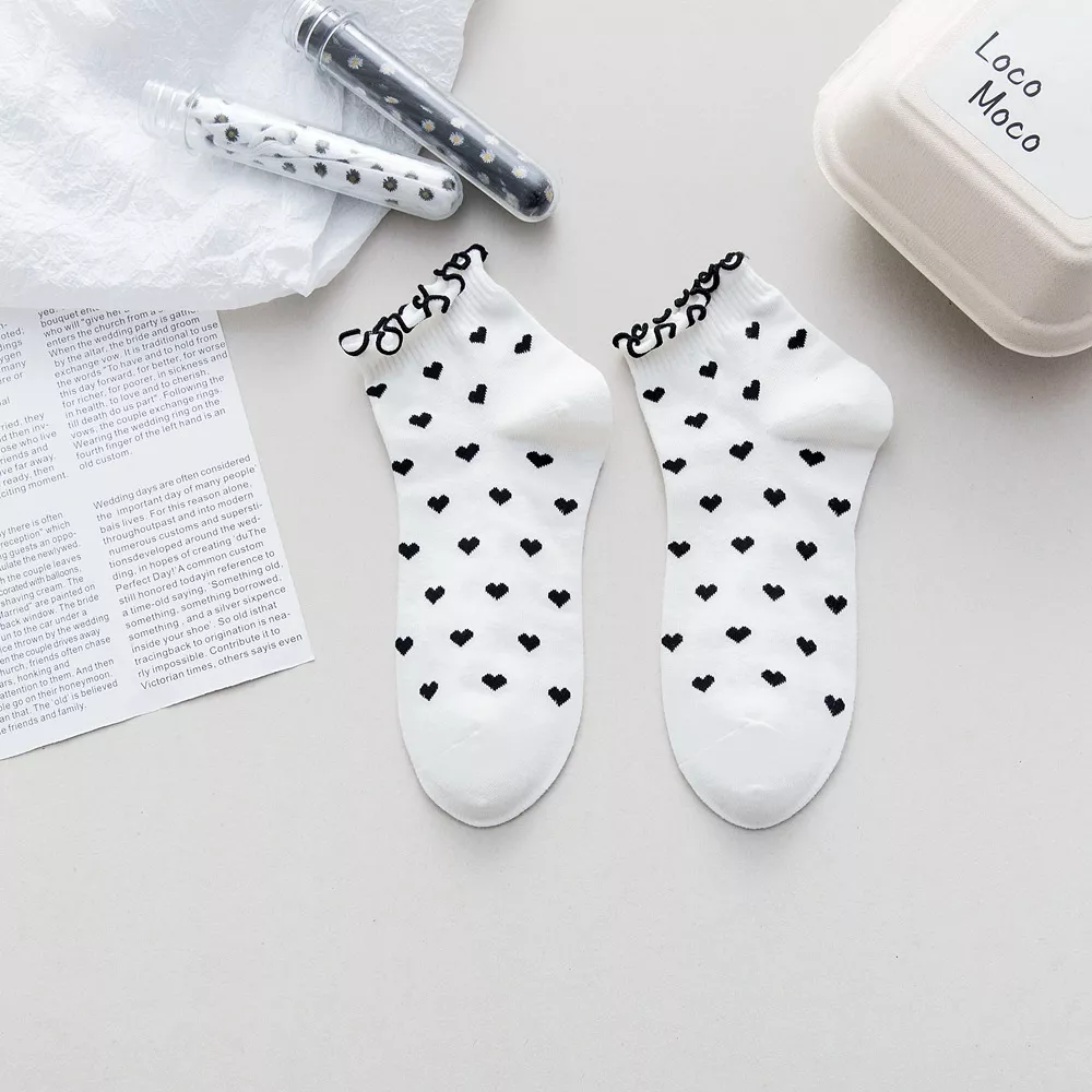 Ruffle Edge Ankle Socks, image 6