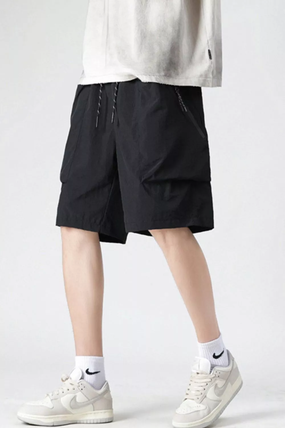 Men's Plus Size Cargo Pocket Relaxed Fit Shorts, image 8