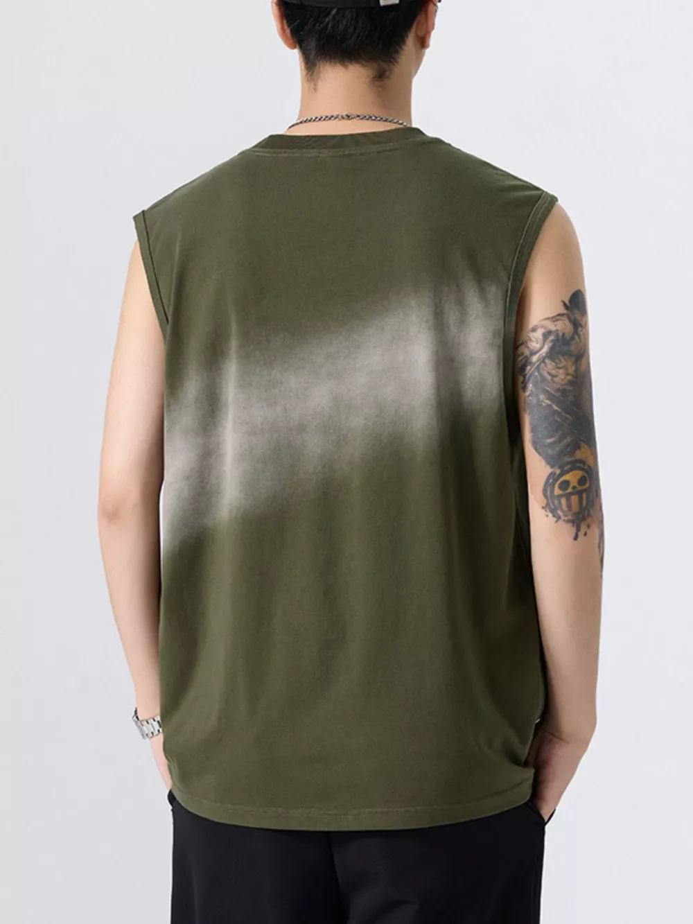Men's Plus Size Round Neck Tank, image 5
