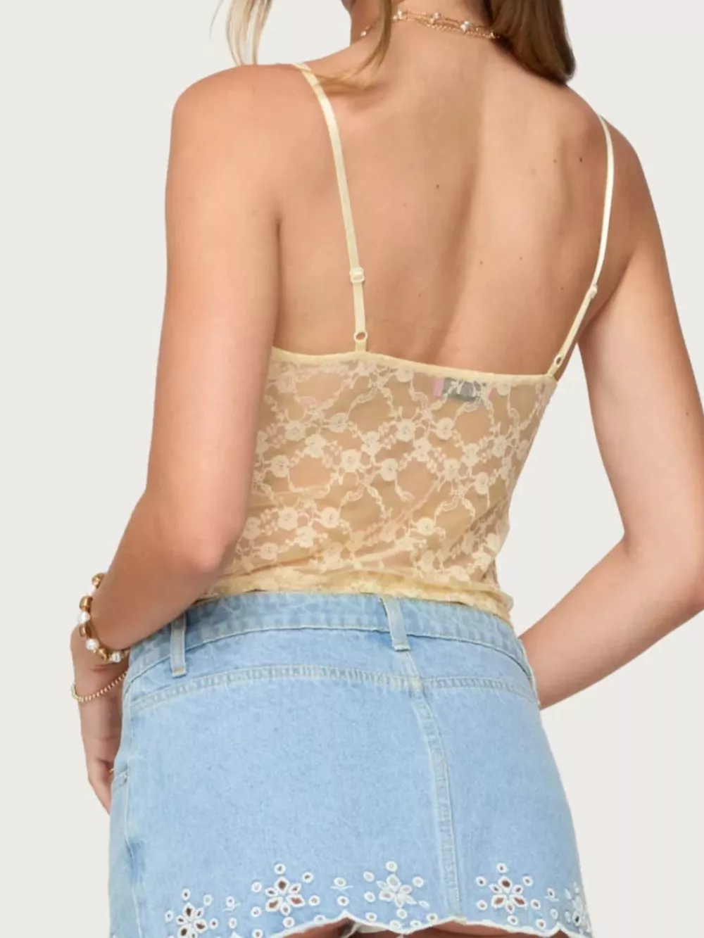 Lace Adjustable Strap Cami, image 8