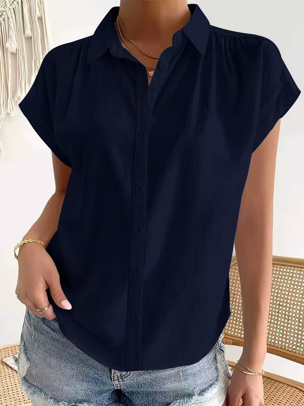 Button-Down Short Sleeve Shirt, image 7