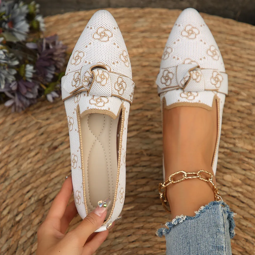 Mesh Point Toe Flat Slip-Ons, image 2