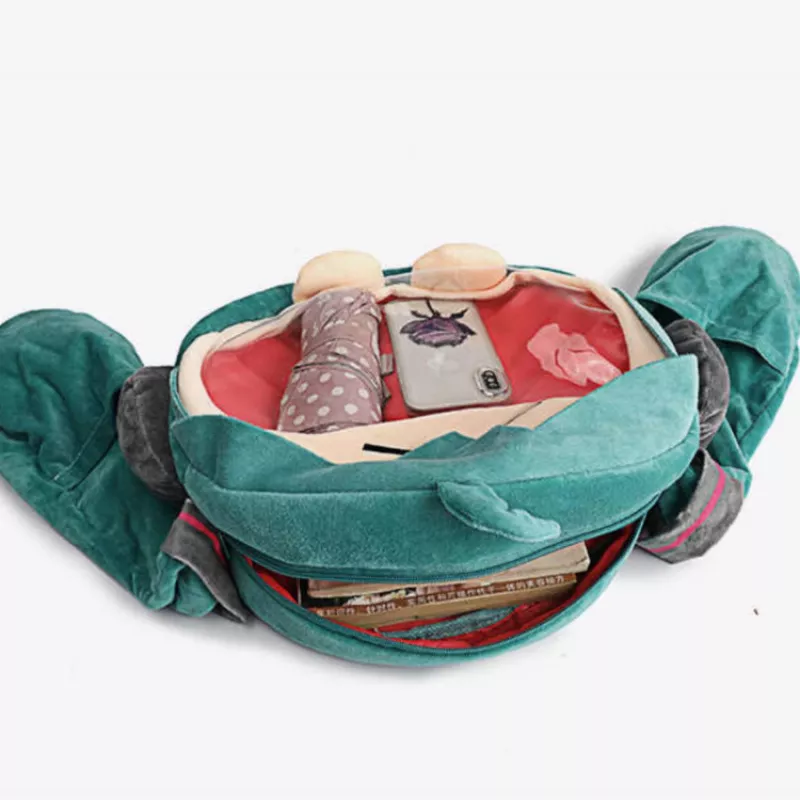 Cartoon Character Plush Backpack Bag, image 2