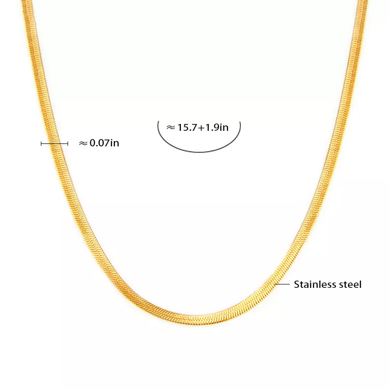 18K Gold-Plated Minimalist Necklace, image 4